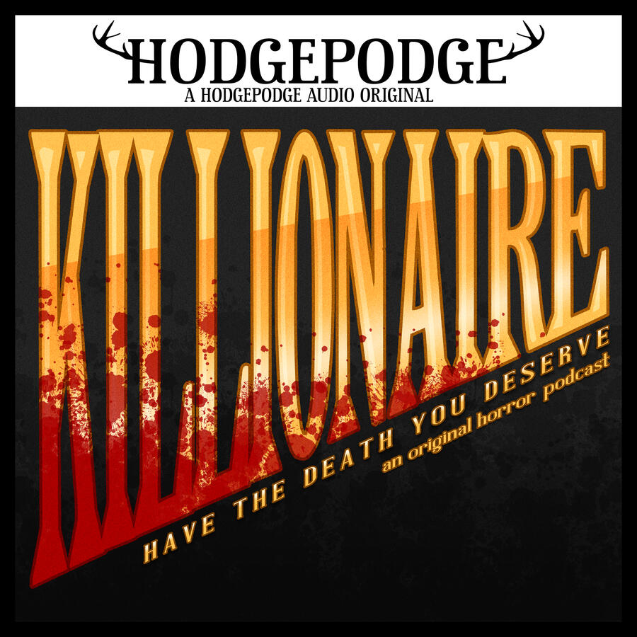 The title card of Find Us Alive, with a black background, space-themed lightning and the logo. Three festival laurels in the corner.